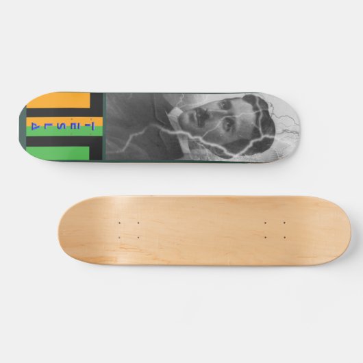 Tesla, het bliksemMan Skateboard (Horizontaal)