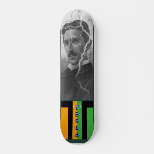 Tesla, het bliksemMan Skateboard (Voorkant)