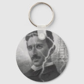 Tesla, het bliksemMan Sleutelhanger (Voorkant)