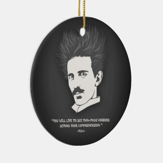 Tesla - Horror Keramisch Ornament (Rechts)