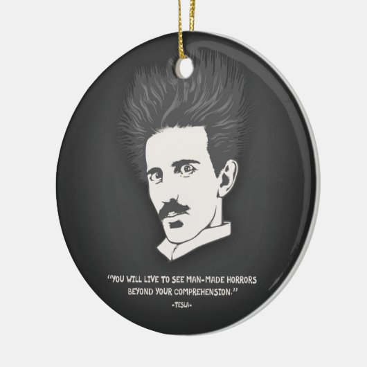 Tesla - Horror Keramisch Ornament (Links)