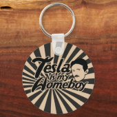 Tesla is mijn Homeboy Sleutelhanger (Voorkant)
