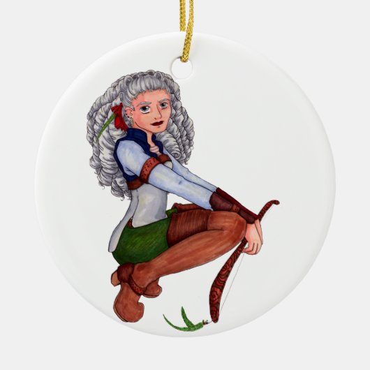 Tesla Keramisch Ornament (Voorkant)