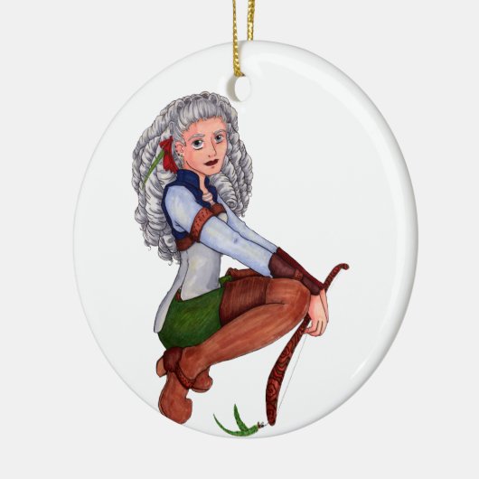 Tesla Keramisch Ornament (Links)