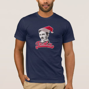 Tesla kerstT-shirt T-shirt