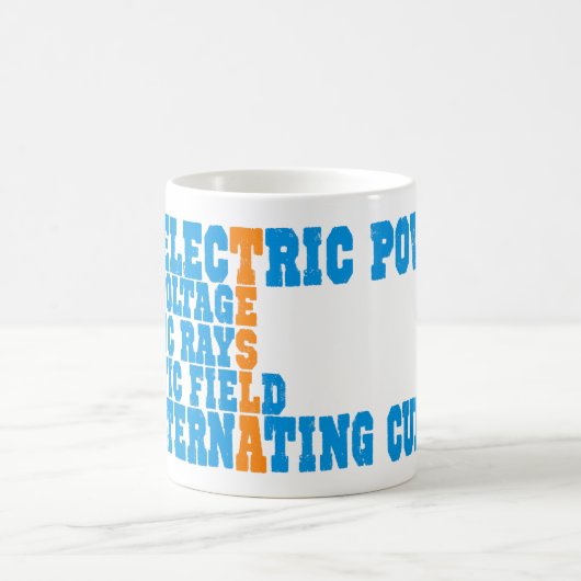 Tesla-kracht Koffiemok (Center)