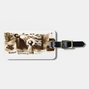 Tesla Letterhead Bagagelabel