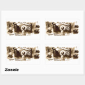 Tesla Letterhead Rechthoekige Sticker (Vel)