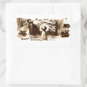 Tesla Letterhead Rechthoekige Sticker (Tas)