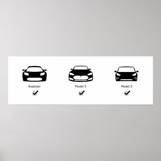 Tesla Master Plan | Matte Poster (Voorkant)