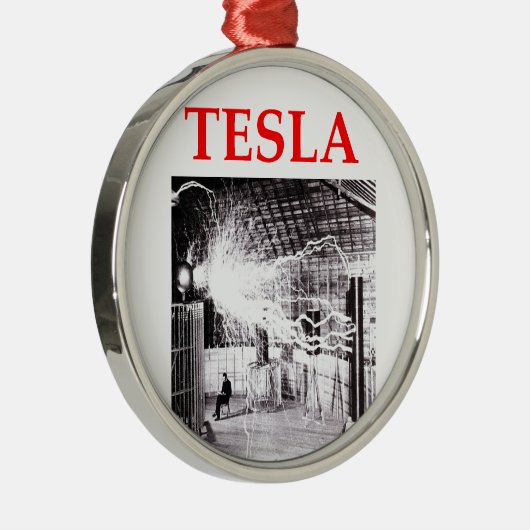 tesla metalen ornament (Rechts)