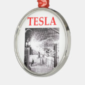 tesla metalen ornament (Links)