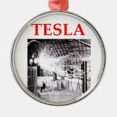 tesla metalen ornament (Voorkant)