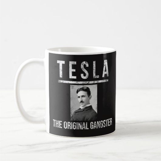 Tesla-Mok - De originele gangster - Beste Nikola Koffiemok (Links)