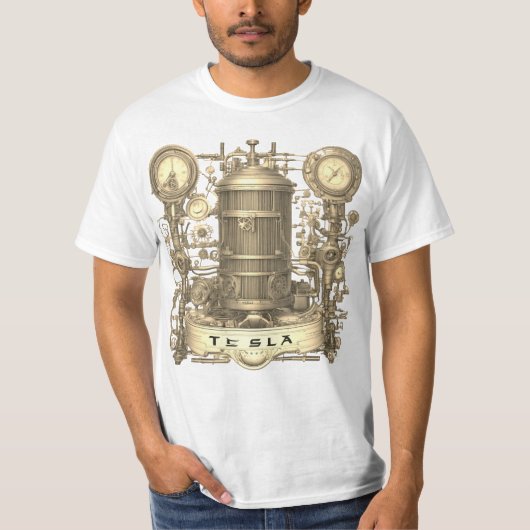 Tesla motor t-shirt (Voorkant)