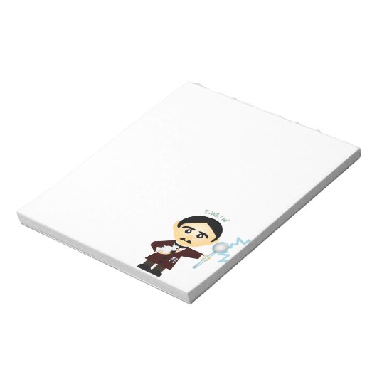 Tesla Notitieblok (Linkerzijde)