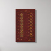 Tesla Patent 00382280 SHT 1 Canvas Afdruk (Voorkant)