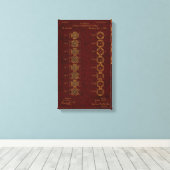 Tesla Patent 00382280 SHT 1 Canvas Afdruk (Insitu (Houten vloer))