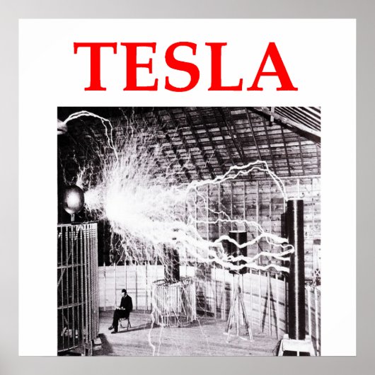 tesla poster (Voorkant)