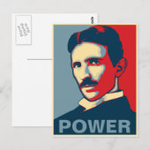 Tesla Power Briefkaart (Voorkant / Achterkant)