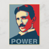 Tesla Power Briefkaart (Voorkant)