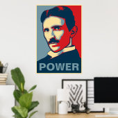 Tesla Power Poster (Thuiskantoor)