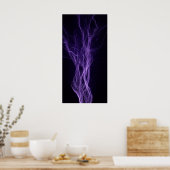 Tesla Powered Lightning Poster (Keuken)