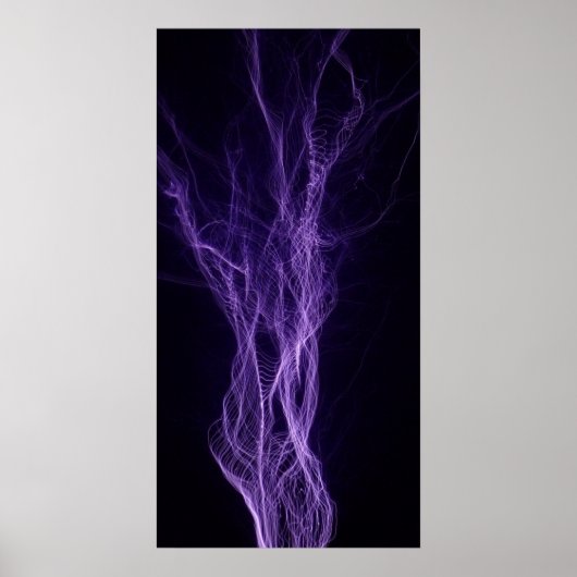 Tesla Powered Lightning Poster (Voorkant)
