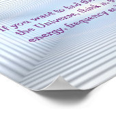 Tesla Quote Energy Metafysisch Poster (Hoek)