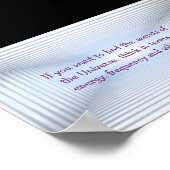 Tesla Quote Energy Metafysisch Poster (Hoek)