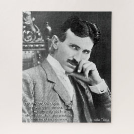 Tesla Quote Puzzle (520 stuks) Legpuzzel