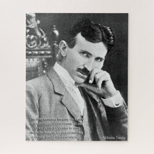Tesla Quote Puzzle (520 stuks) Legpuzzel