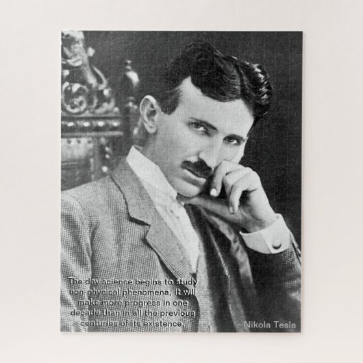 Tesla Quote Puzzle (520 stuks) Legpuzzel (Verticaal)