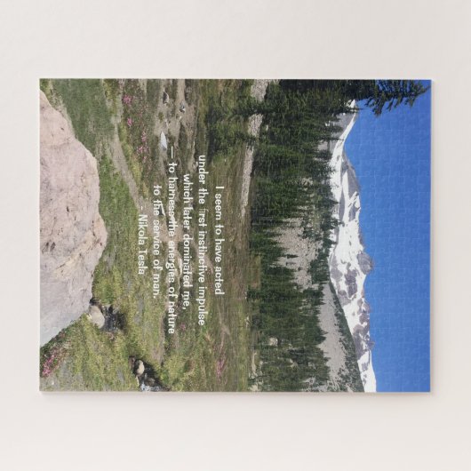 Tesla Quote Puzzle 520 stuks Legpuzzel (Horizontaal)