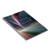 Tesla Quote Secret of the Universe Notitieboek (Rechterzijde)