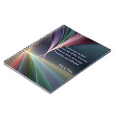 Tesla Quote Secret of the Universe Notitieboek (Linkerzijde)