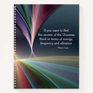 Tesla Quote Secret of the Universe Writing Journal Notitieboek
