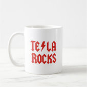 Tesla Rocks! Koffiemok (Links)