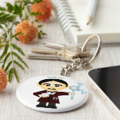 Tesla Sleutelhanger (Zijkant)