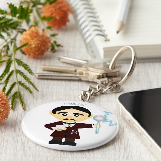 Tesla Sleutelhanger (Zijkant)