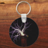 Tesla-spoelbedekking Sleutelhanger (Voorkant)