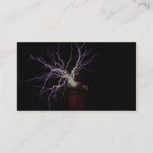 Tesla-spoelbedekking Visitekaartje (Achterkant)