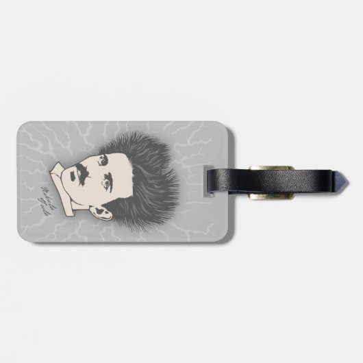 Tesla Static II Bagagelabel (Achterkant horizontaal)