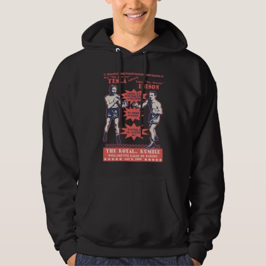 Tesla tegen Edison Hoodie (Voorkant)