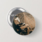 Tesla Thinking Ronde Button 5,7 Cm (Voorkant /achterkant)