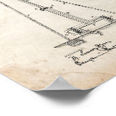 Tesla-toestellen voor het overbrengen van elektris poster (Hoek)