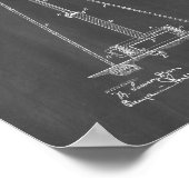 Tesla-toestellen voor het overbrengen van elektris poster (Hoek)