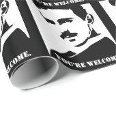 Tesla (u bent welkom.) cadeaupapier (Rol Hoek)