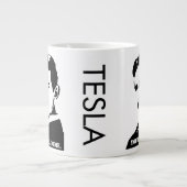 Tesla (u bent welkom.) grote koffiekop (Voorkant)