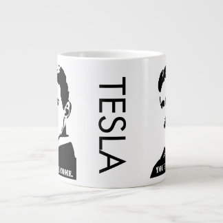 Tesla (u bent welkom.) grote koffiekop